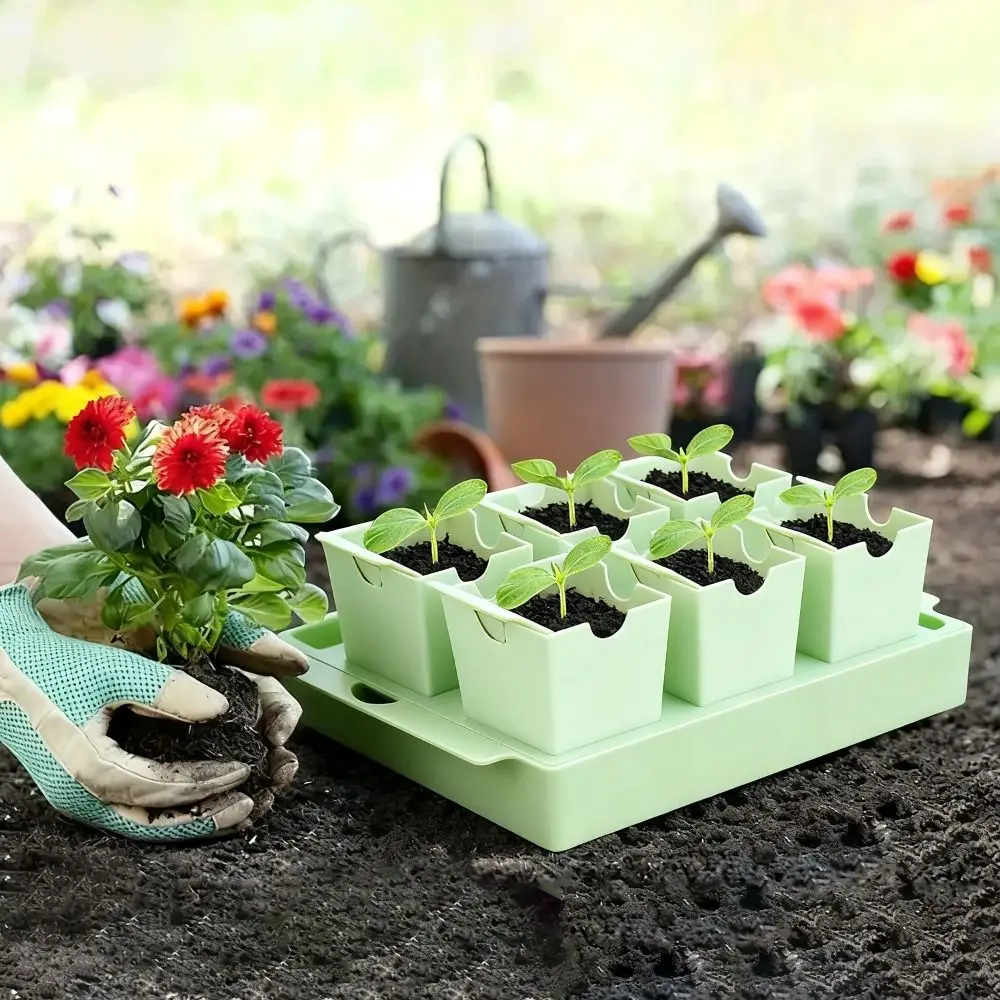 Seed Starter Trays - Dual-Purpose Seed Starter Tray Reusable 9