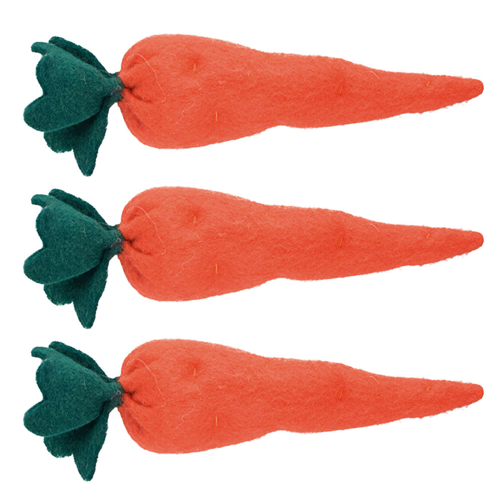 Gardening Tools Photo - 3Pcs Easter Carrot Decor Simulation Carrot