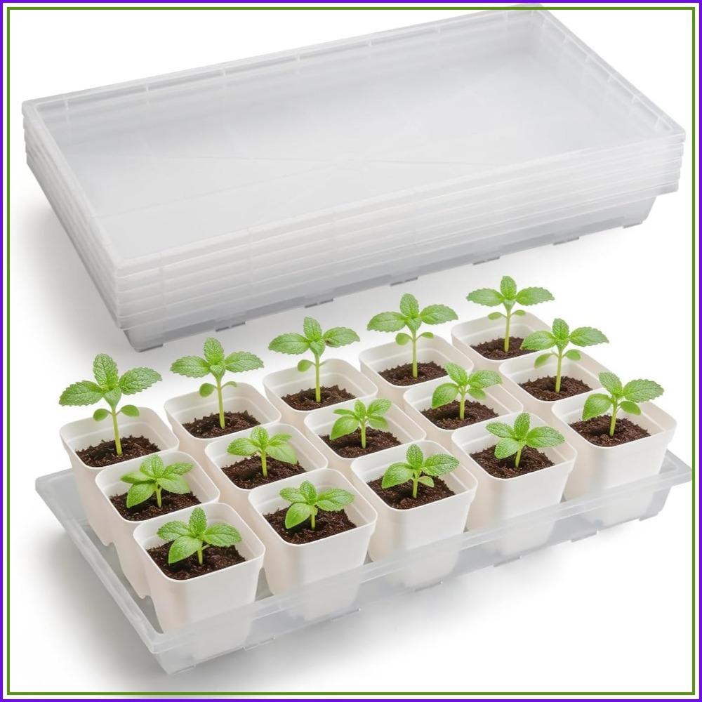 Seed Starter Trays - 1020 Nursery Pot Trays 5 Pack,