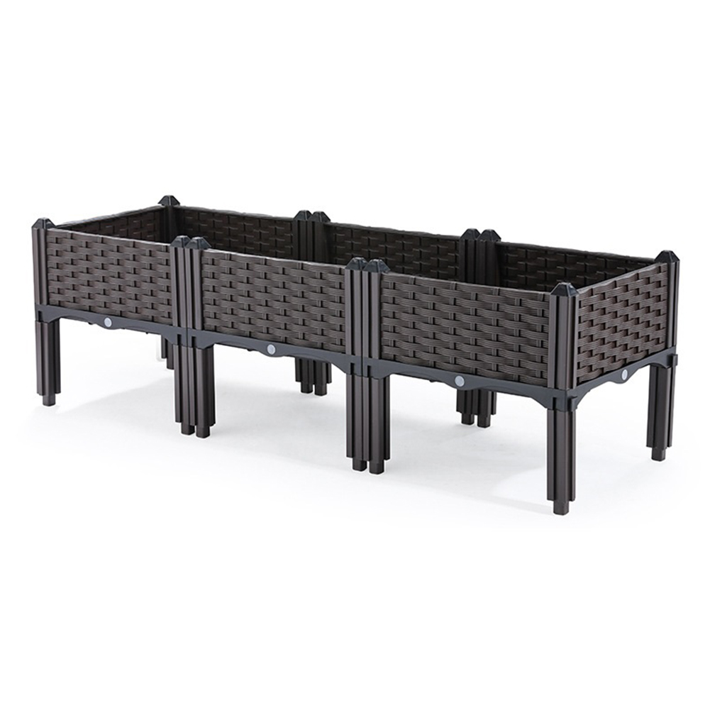 Plastic Raised Garden Bed with - огляд і ціна Raised Bed Planter Box