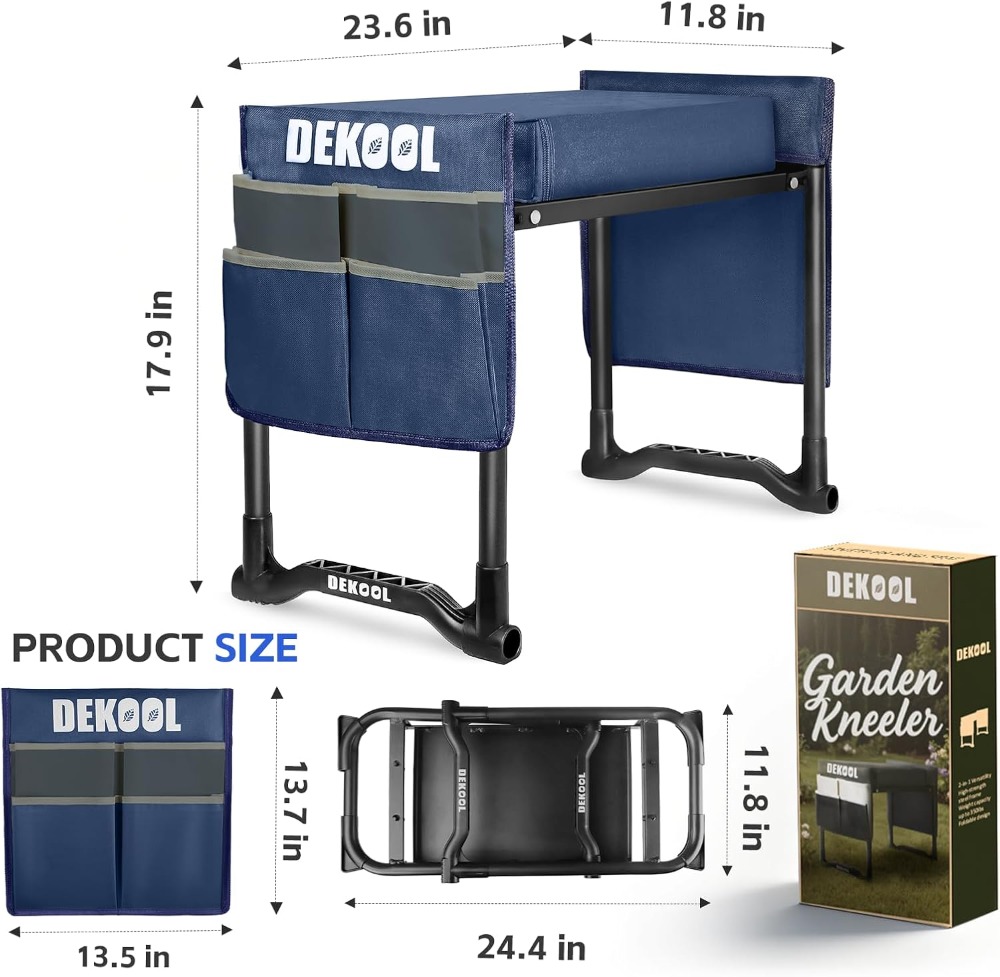 Garden Kneeler and Seat with 3 - огляд і ціна Gardening Tools Gifts