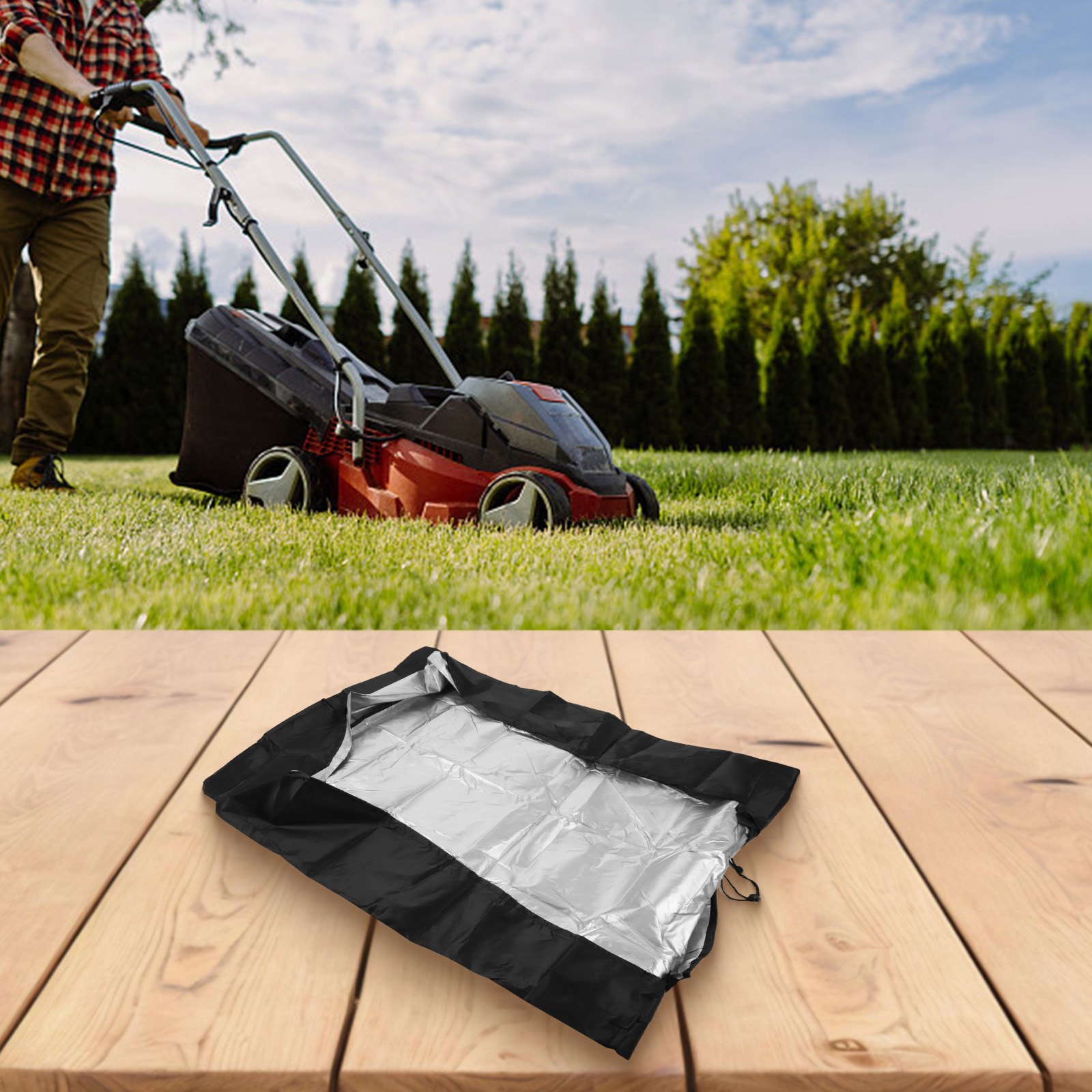 Lawnmower Cover Garden Mower C - огляд і ціна Gardening Tools Drawing
