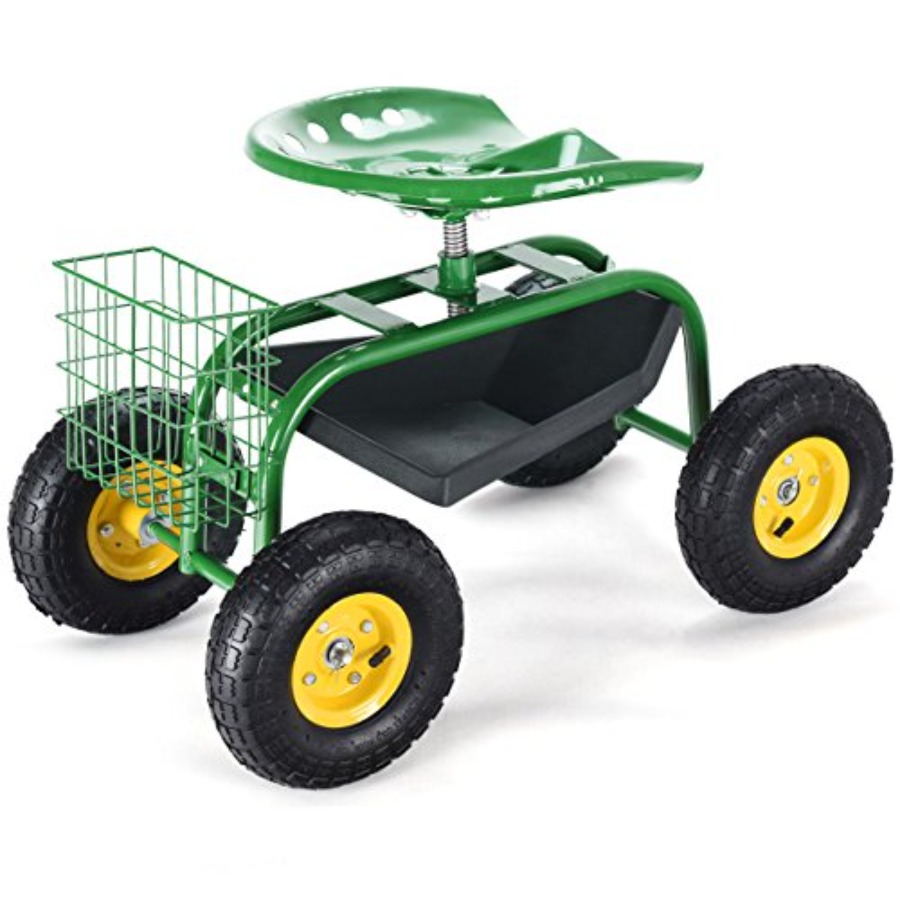 Rolling Garden Work Seat for o - огляд і ціна Gardening Tools Green