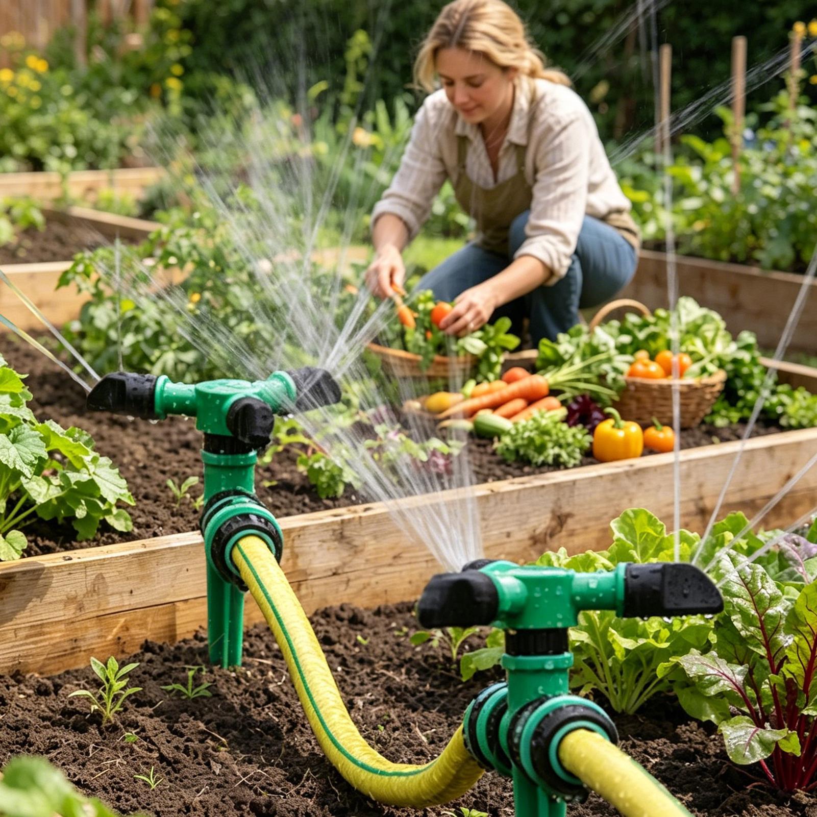 Automatic Rotating Water Sprin - огляд і ціна Gardening Tools Gifts
