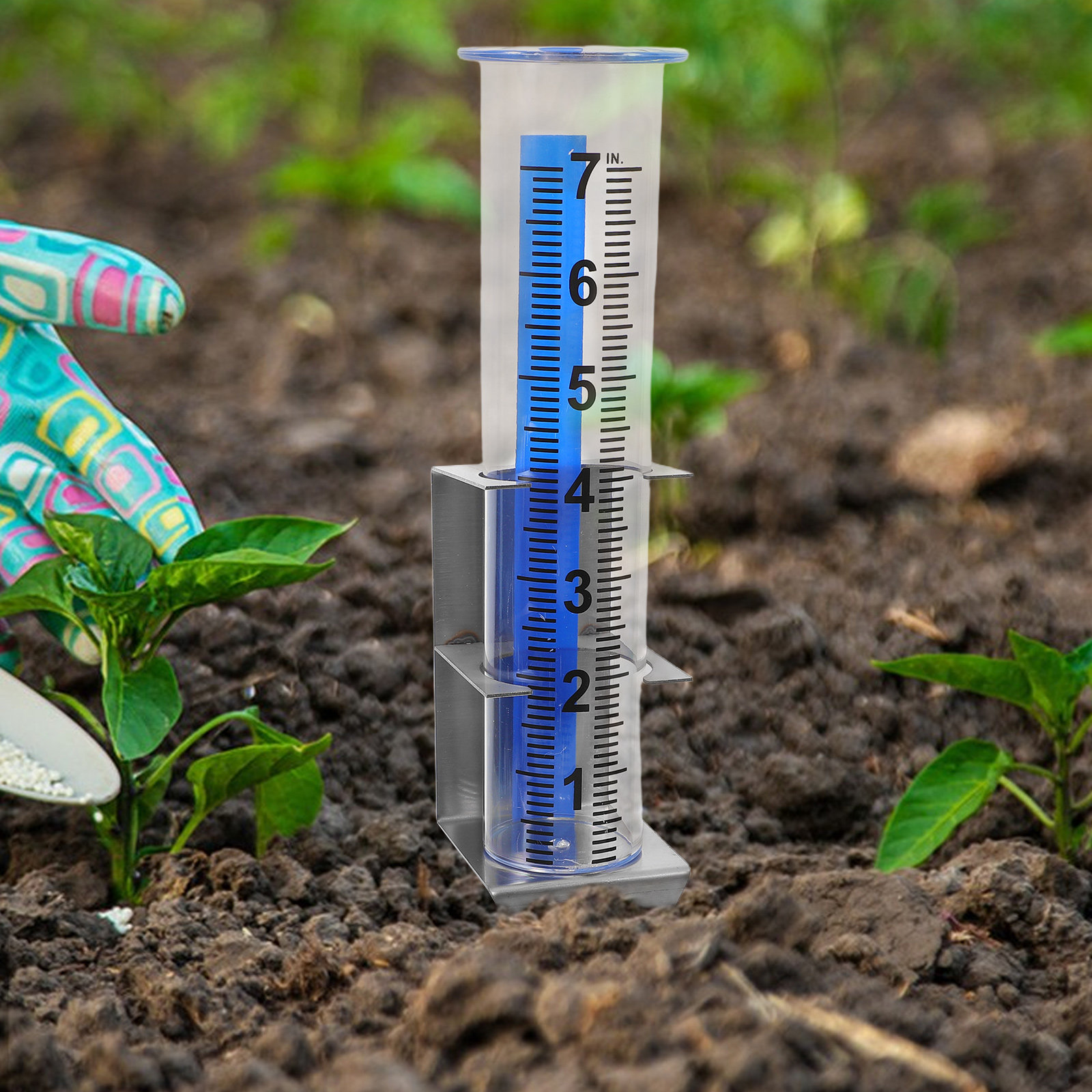 Rain Gauge Garden Lawn Farm Pa - огляд і ціна Gardening Tools Rack