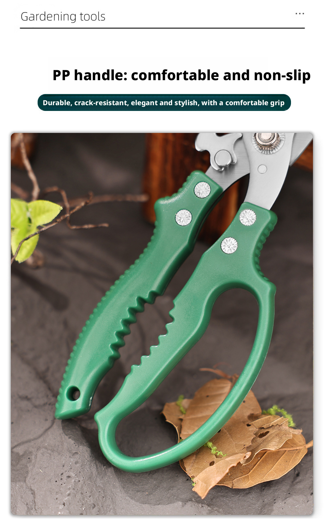 Garden Pruning Shears Stainles - огляд і ціна Gardening Tools Knife