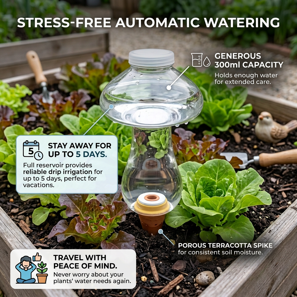 300ml Self Watering Globes for - огляд і ціна Self-Watering Planter