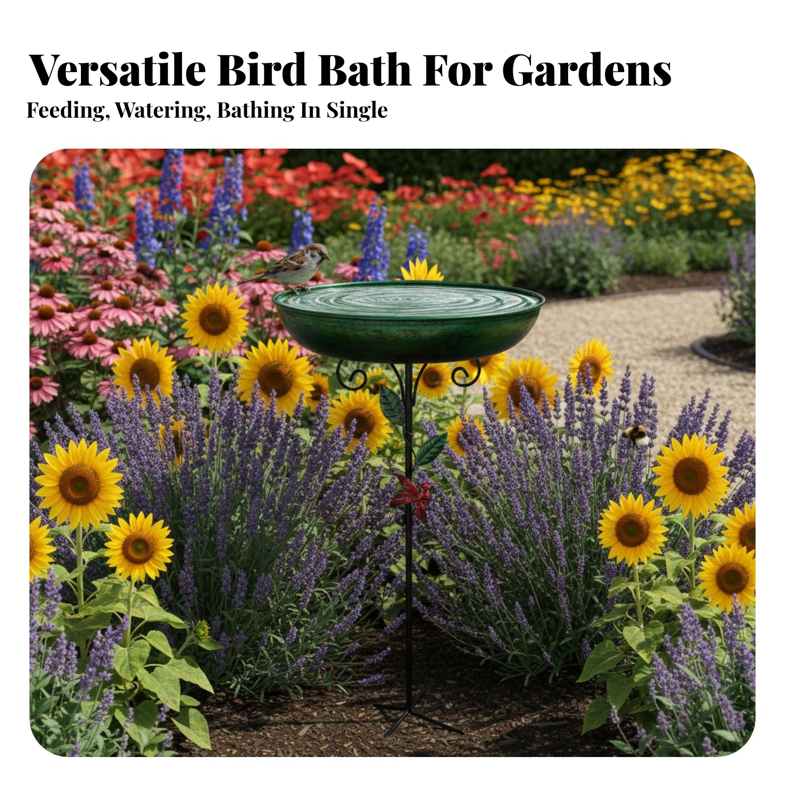 Wrought Avian Basin Bath Vinta - огляд і ціна Gardening Tools Vintage