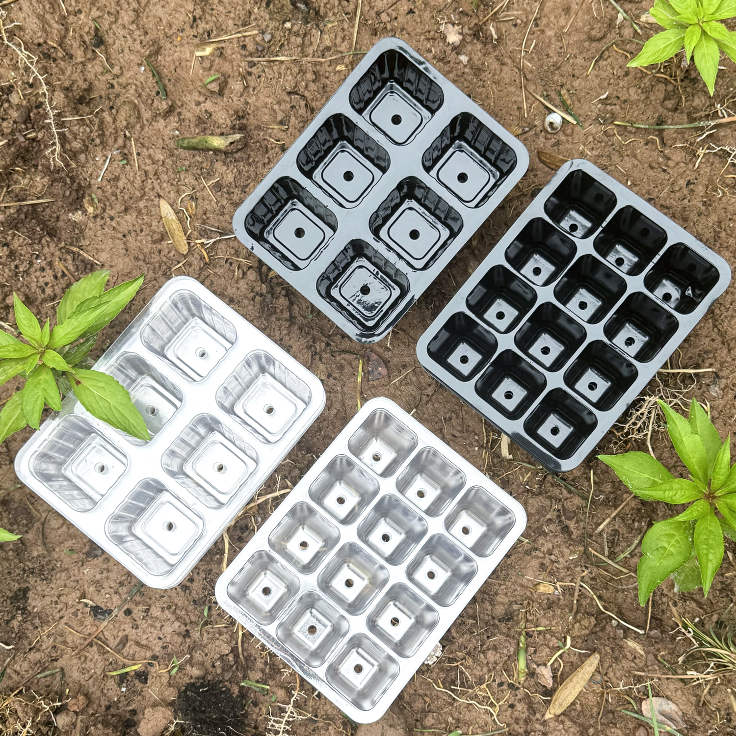 6/12Holes Plant Nursery Tray P - огляд і ціна Seed Starter Trays