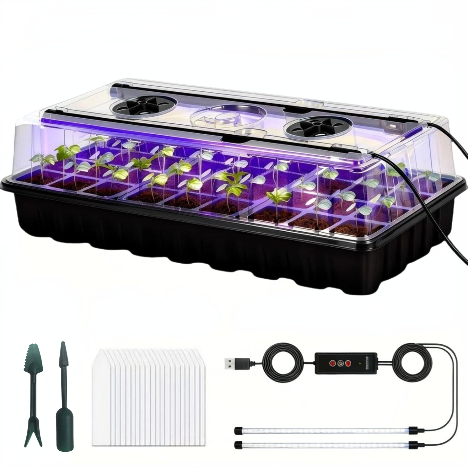 36-Cell Seed Starter Tray W/ G - огляд і ціна Seed Starter Trays