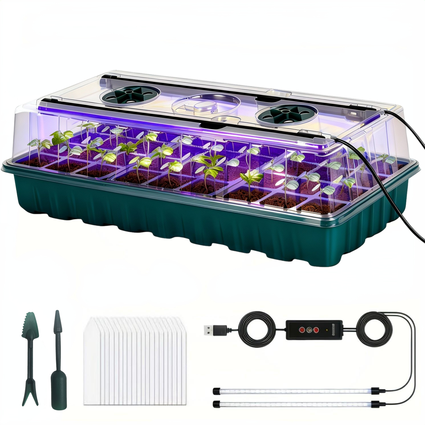 36-Cell Seed Starter Tray W/ G - огляд і ціна Seed Starter Trays