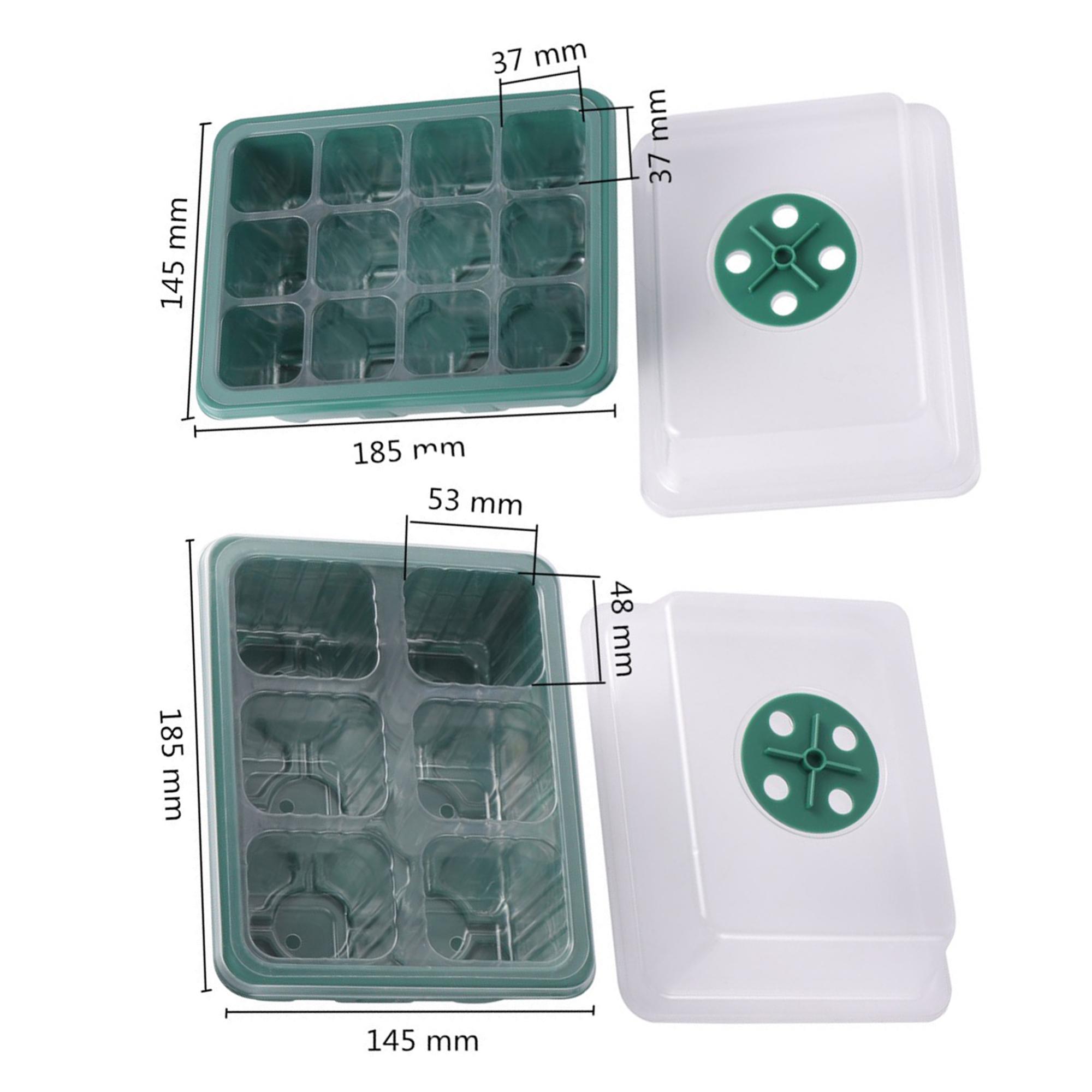 Full Spectrum LED Grow Light 6 - огляд і ціна Seed Starter Trays