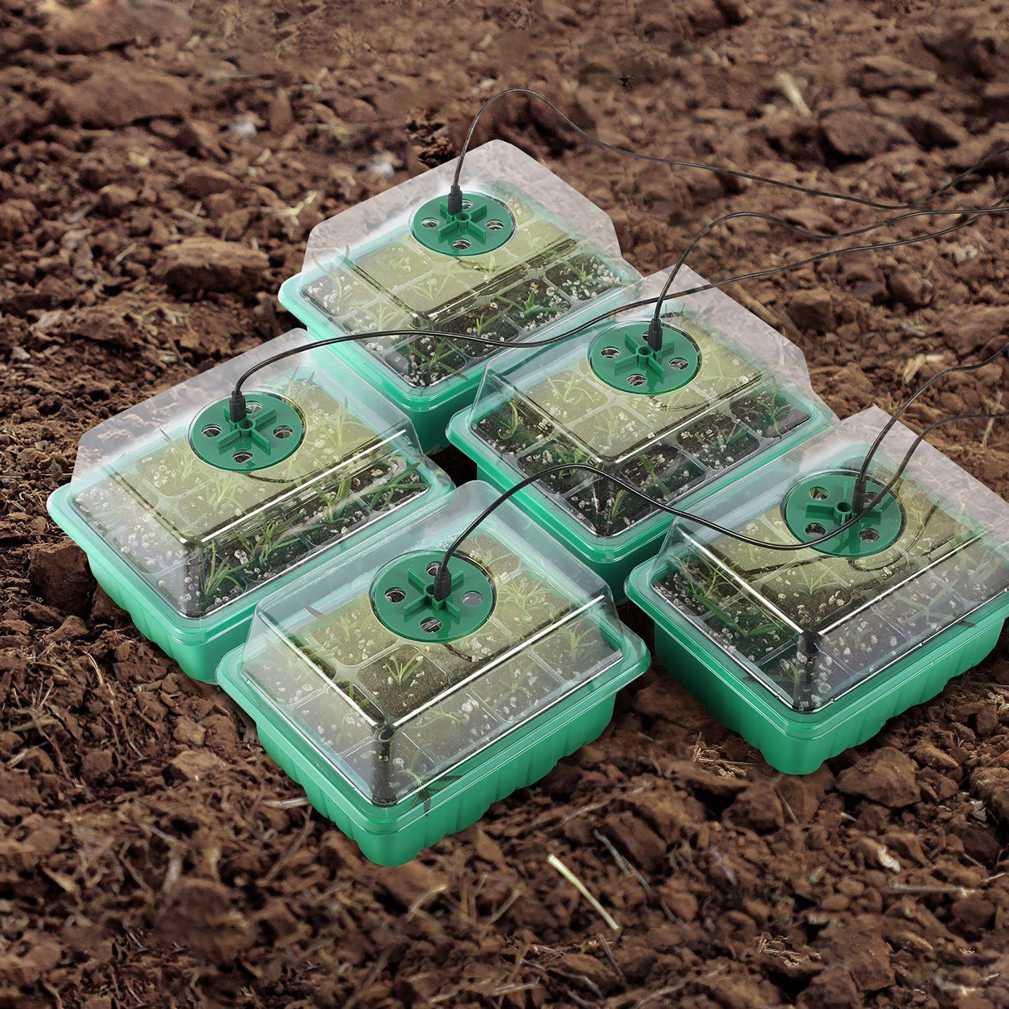 Full Spectrum LED Grow Light 6 - огляд і ціна Seed Starter Trays