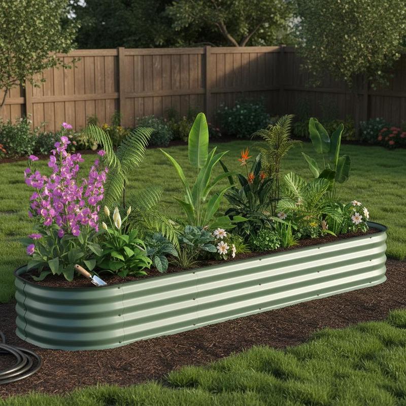 Raised Garden Bed Modular Stee - огляд і ціна Raised Bed Planter Box