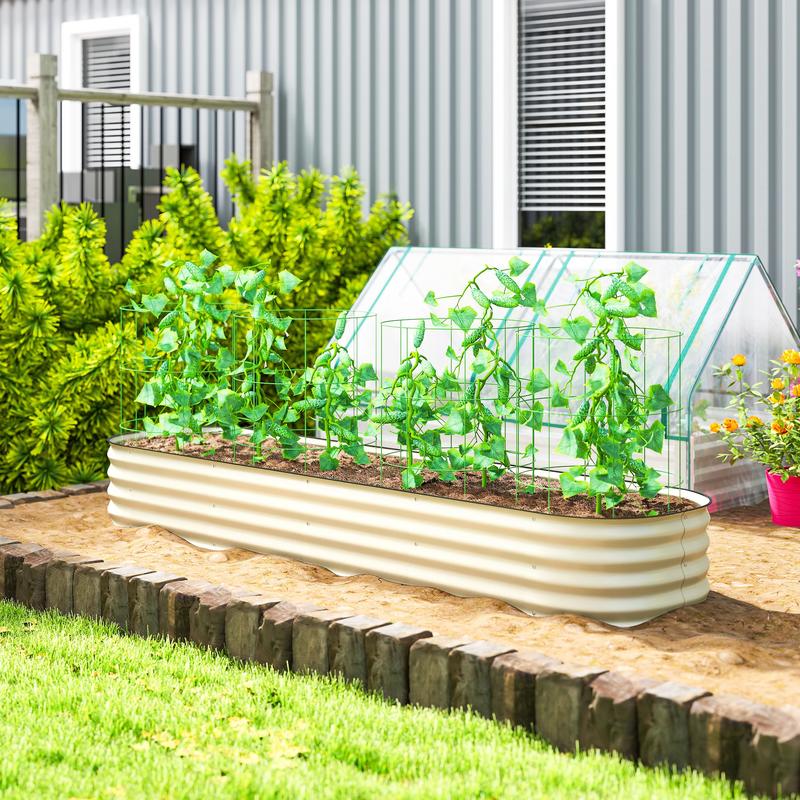 Outsunny 7.9' x 2' x 1' Galvan - огляд і ціна Raised Bed Planter Box