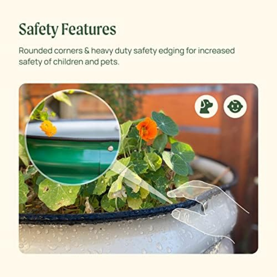 17 Tall U-Shape Metal Raised G - огляд і ціна Raised Bed Planter Box