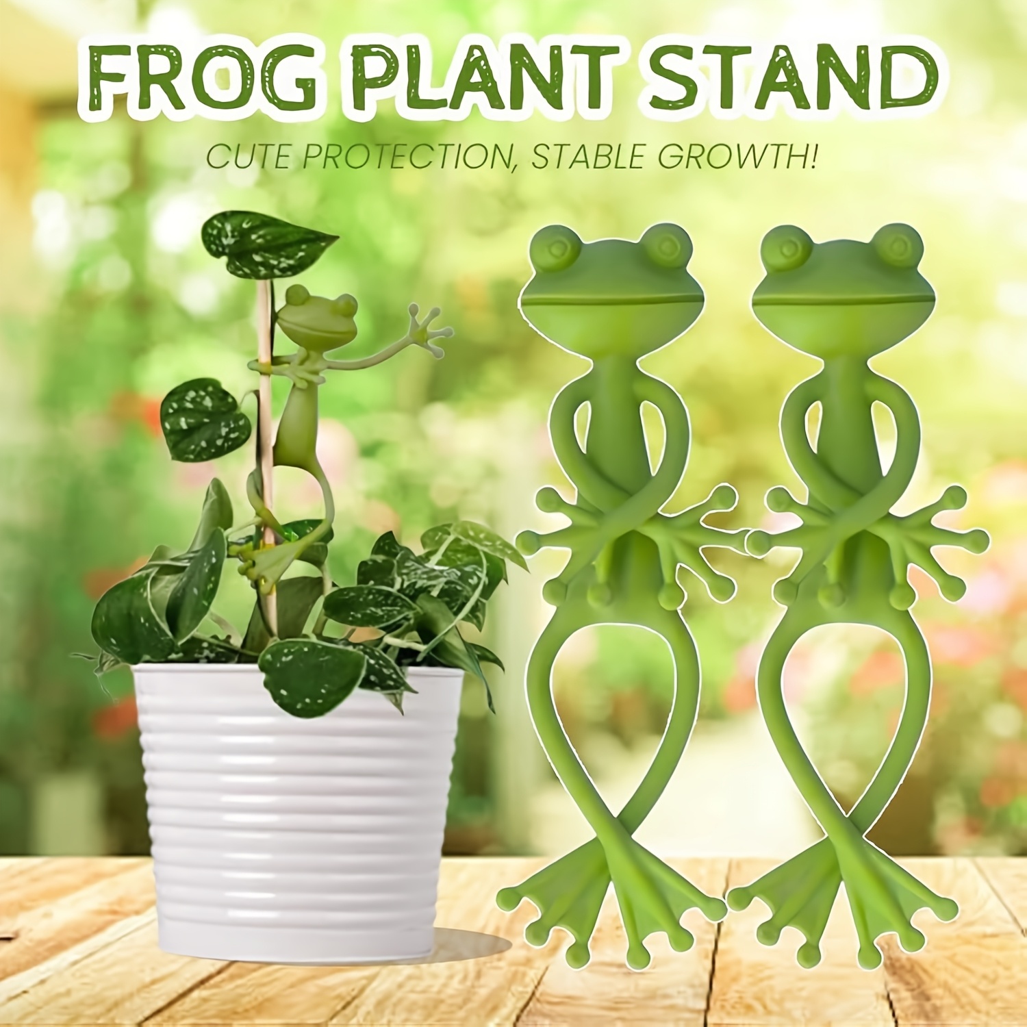 Creative Green Frog Plant Fixi - огляд і ціна Gardening Tools Green
