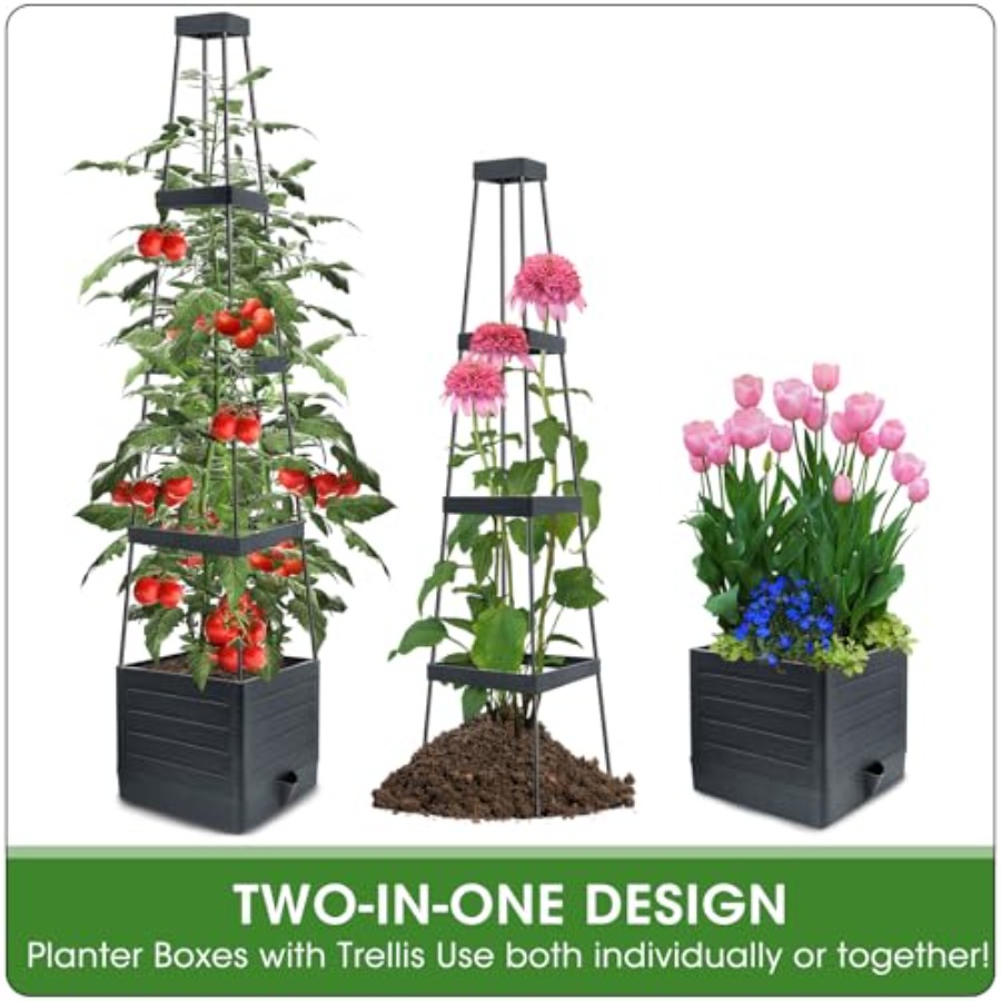 Outdoor tomato planter boxes w - огляд і ціна Self-Watering Planter