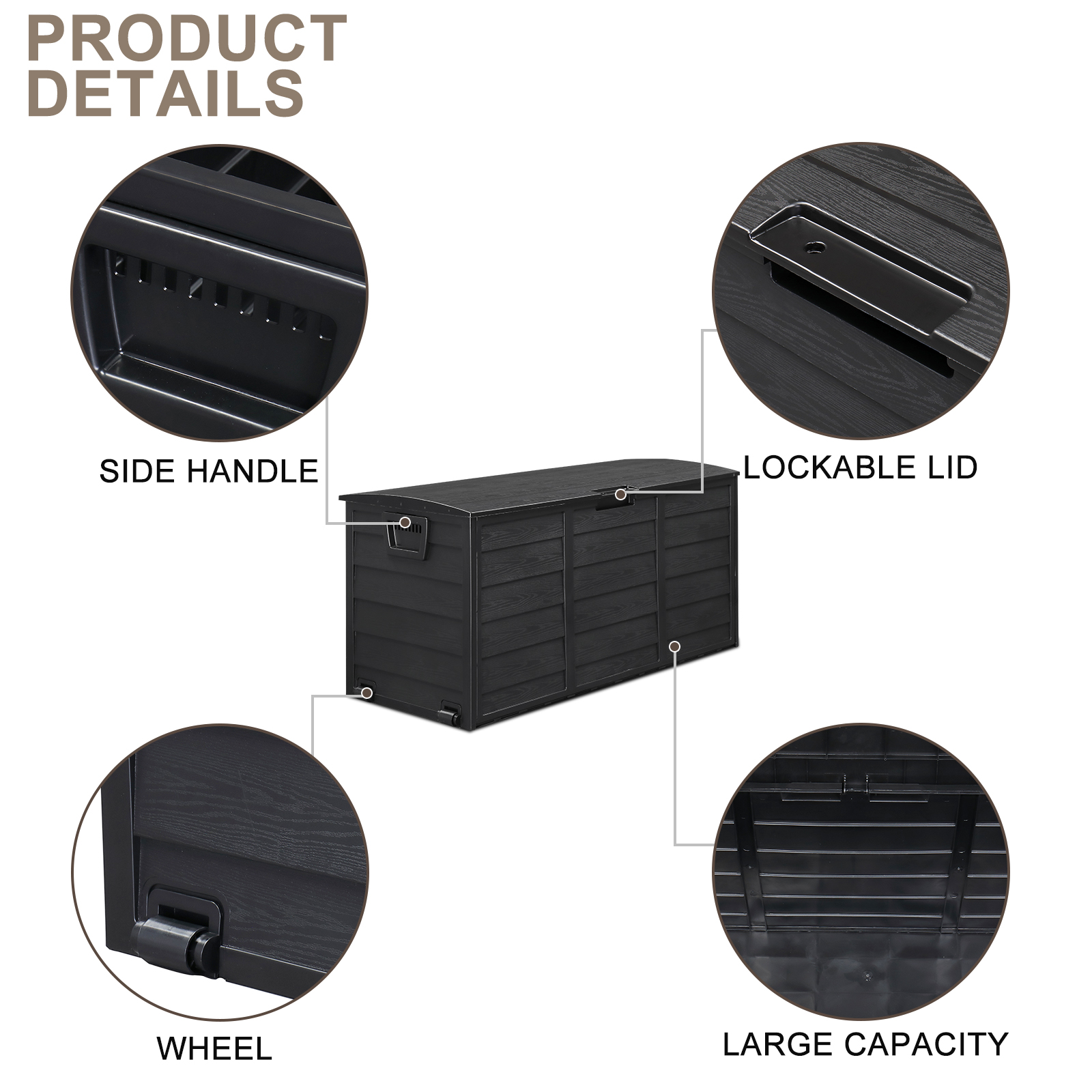 75gal 280L Outdoor Garden Plas - огляд і ціна Gardening Tools Rack