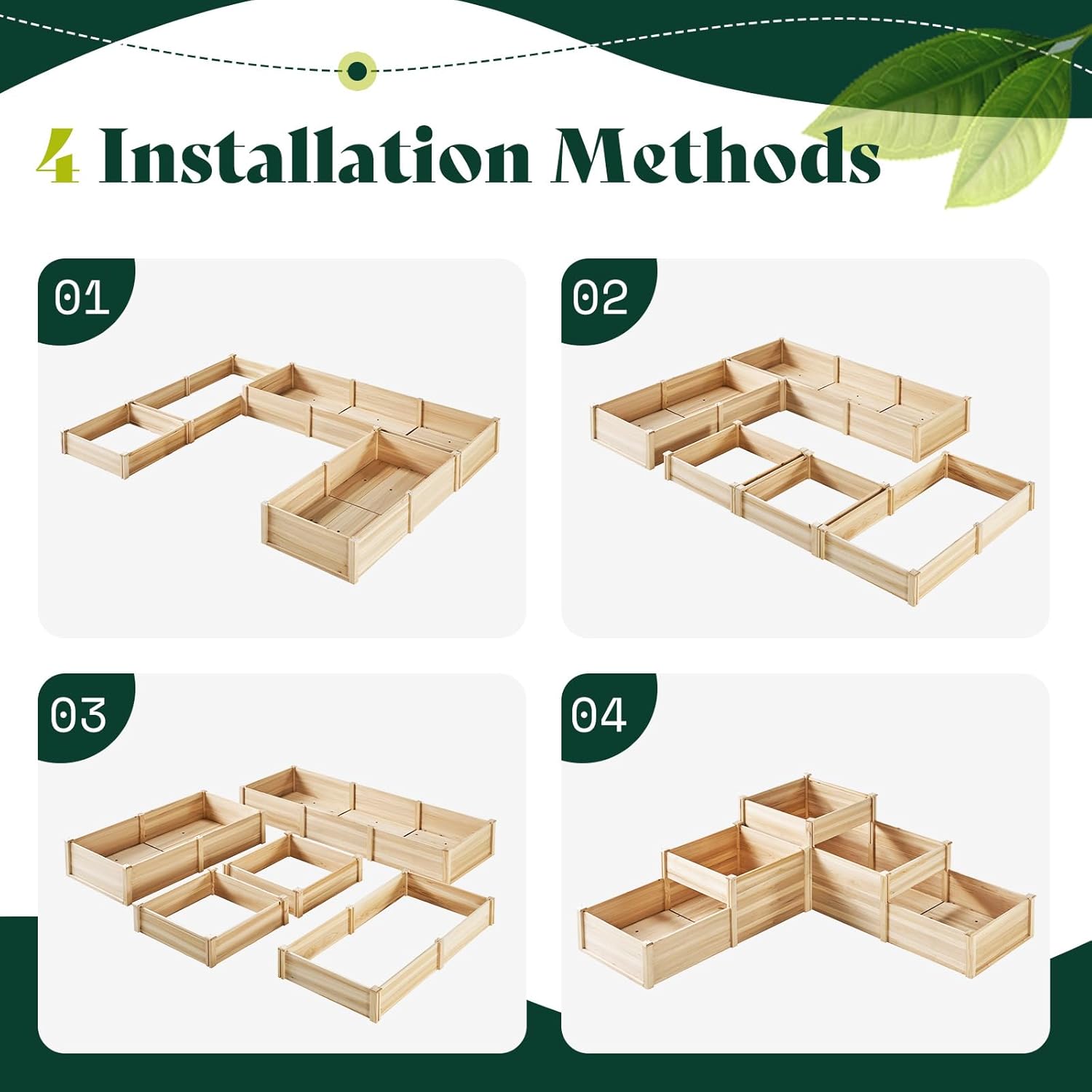 3 Tier Raised Garden Bed for O - огляд і ціна Raised Bed Planter Box