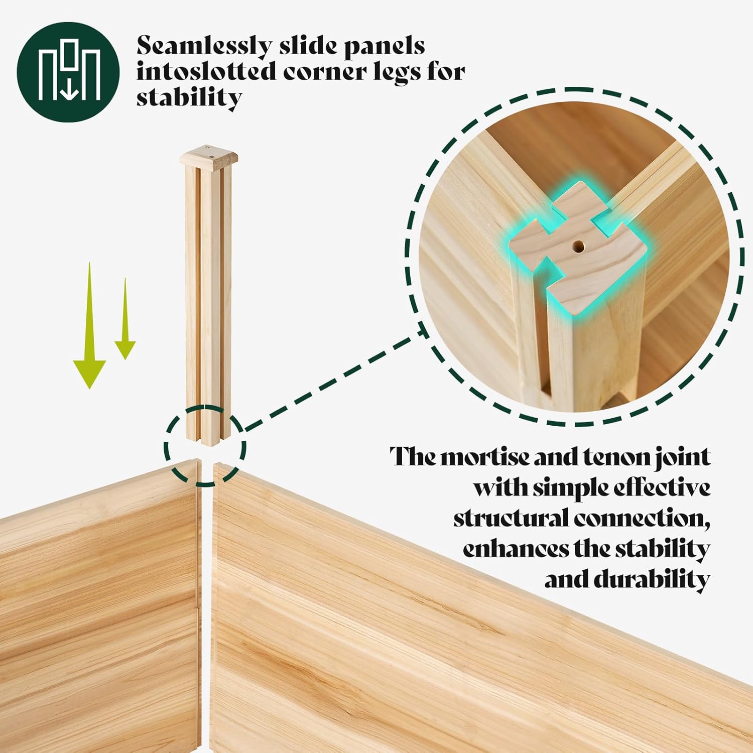 3 Tier Raised Garden Bed for O - огляд і ціна Raised Bed Planter Box