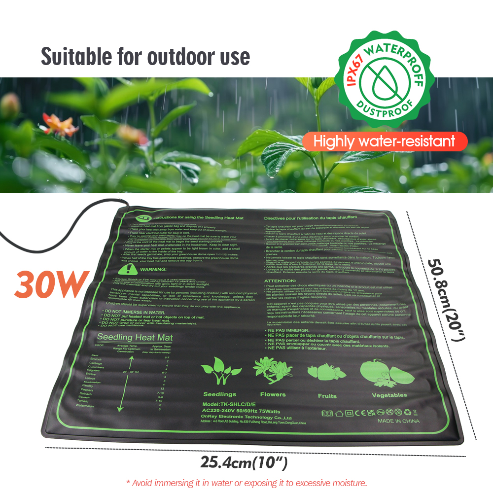 Warm Seedlings Box Heating Mat - огляд і ціна Seed Starter Trays