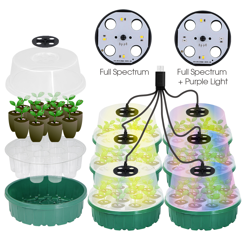 Round Seed Starter Tray with F - огляд і ціна Seed Starter Trays