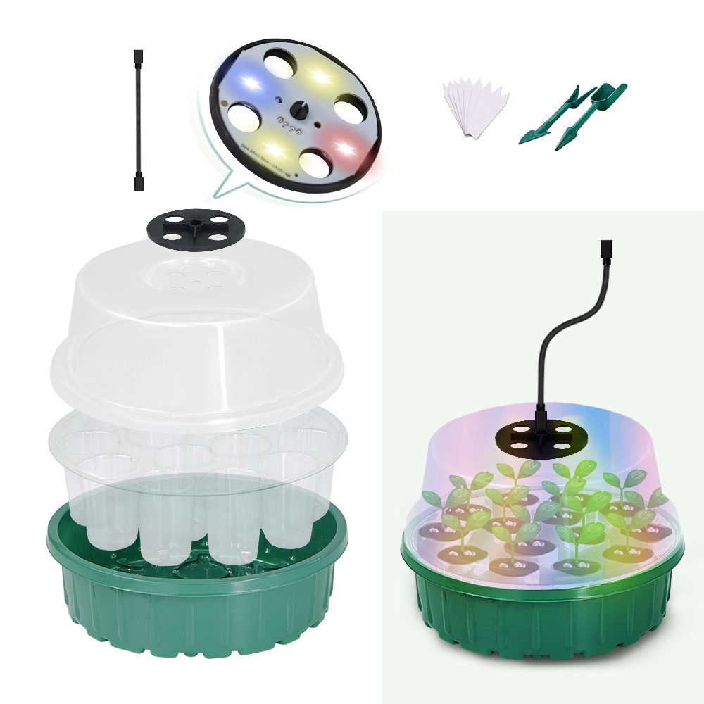 Round Seed Starter Tray with F - огляд і ціна Seed Starter Trays