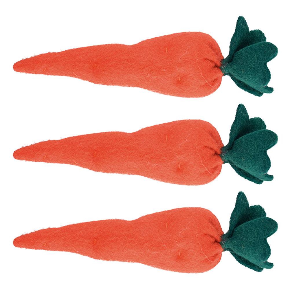 3Pcs Easter Carrot Decor Simul - огляд і ціна Gardening Tools Photo