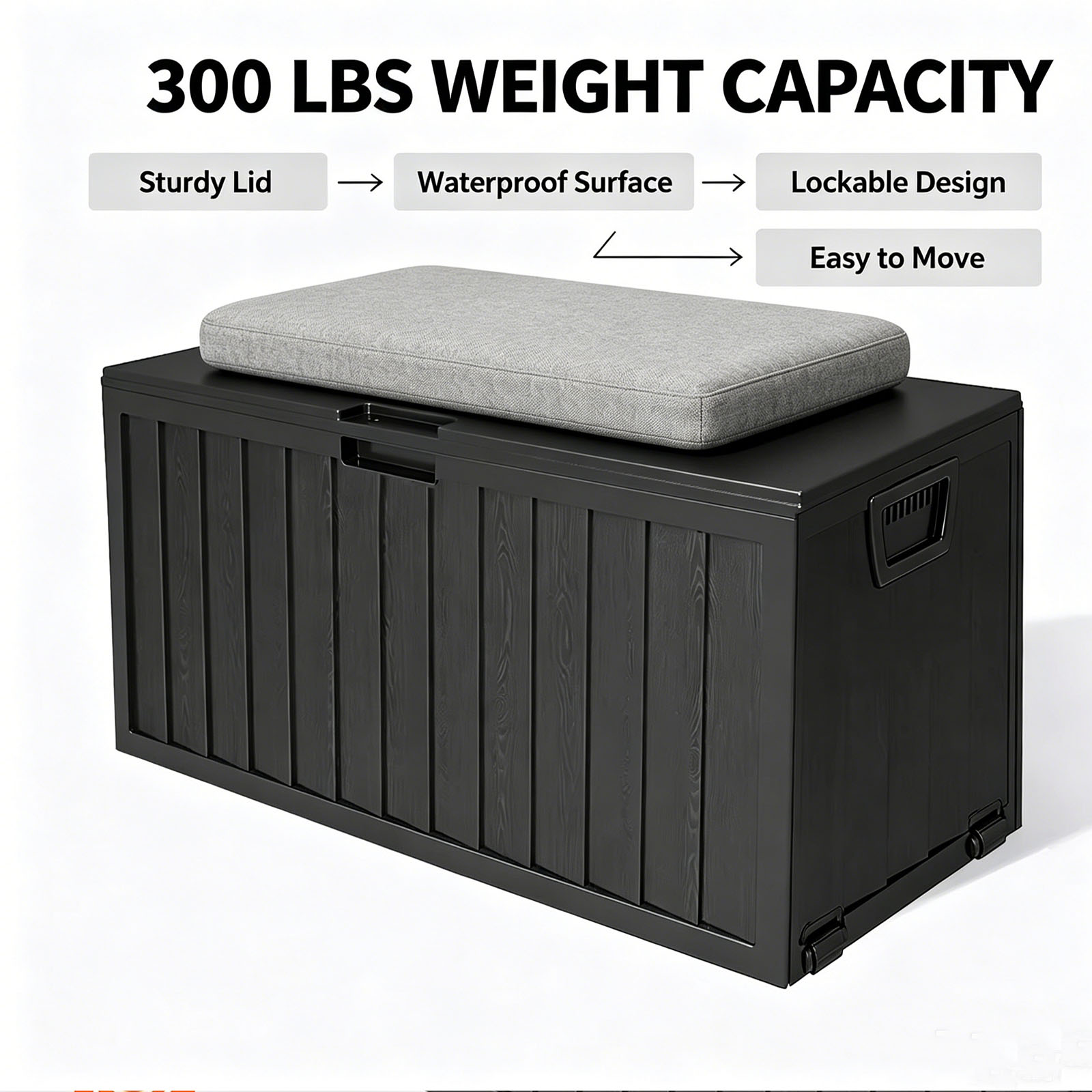 75 Gallon Outdoor Resin Deck S - огляд і ціна Gardening Tools Rack