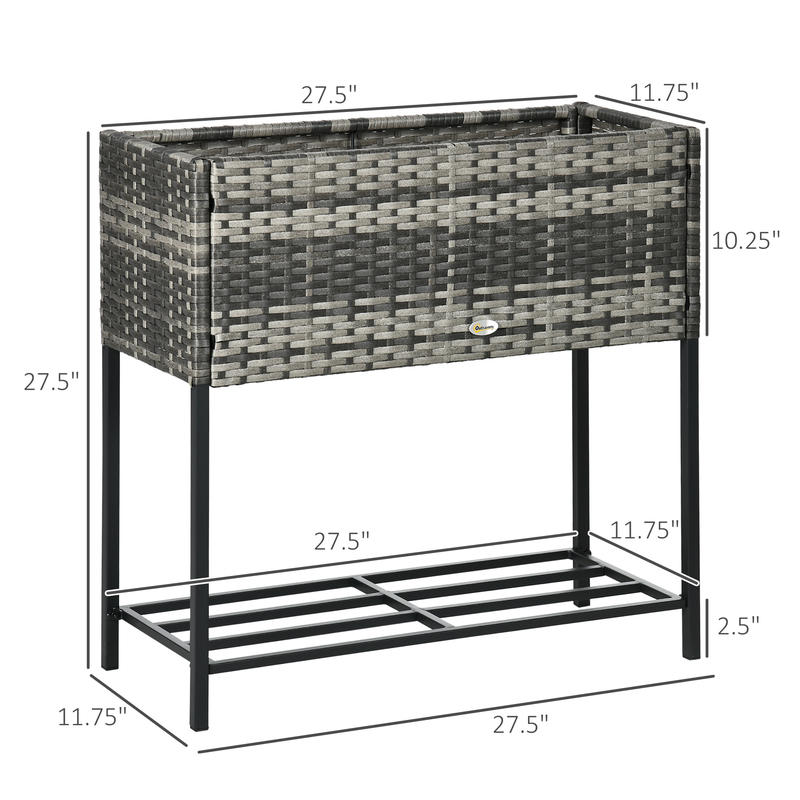 Raised Garden Bed, Elevated Pl - огляд і ціна Raised Bed Planter Box