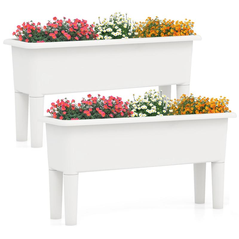 2 PCS Raised Garden Beds Self- - огляд і ціна Self-Watering Planter