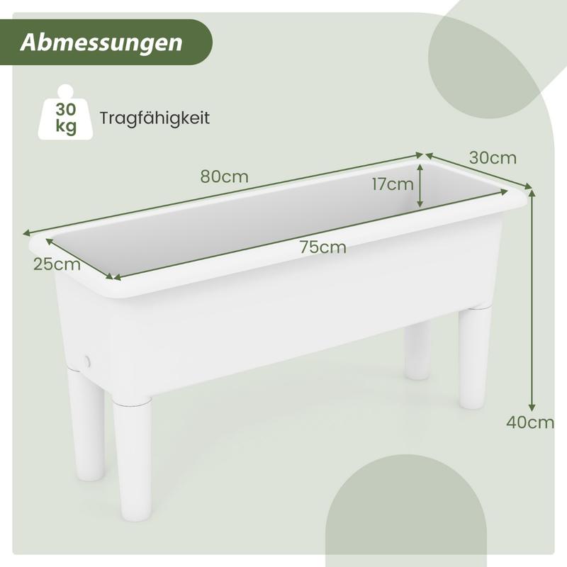 2 PCS Raised Garden Beds Self- - огляд і ціна Self-Watering Planter