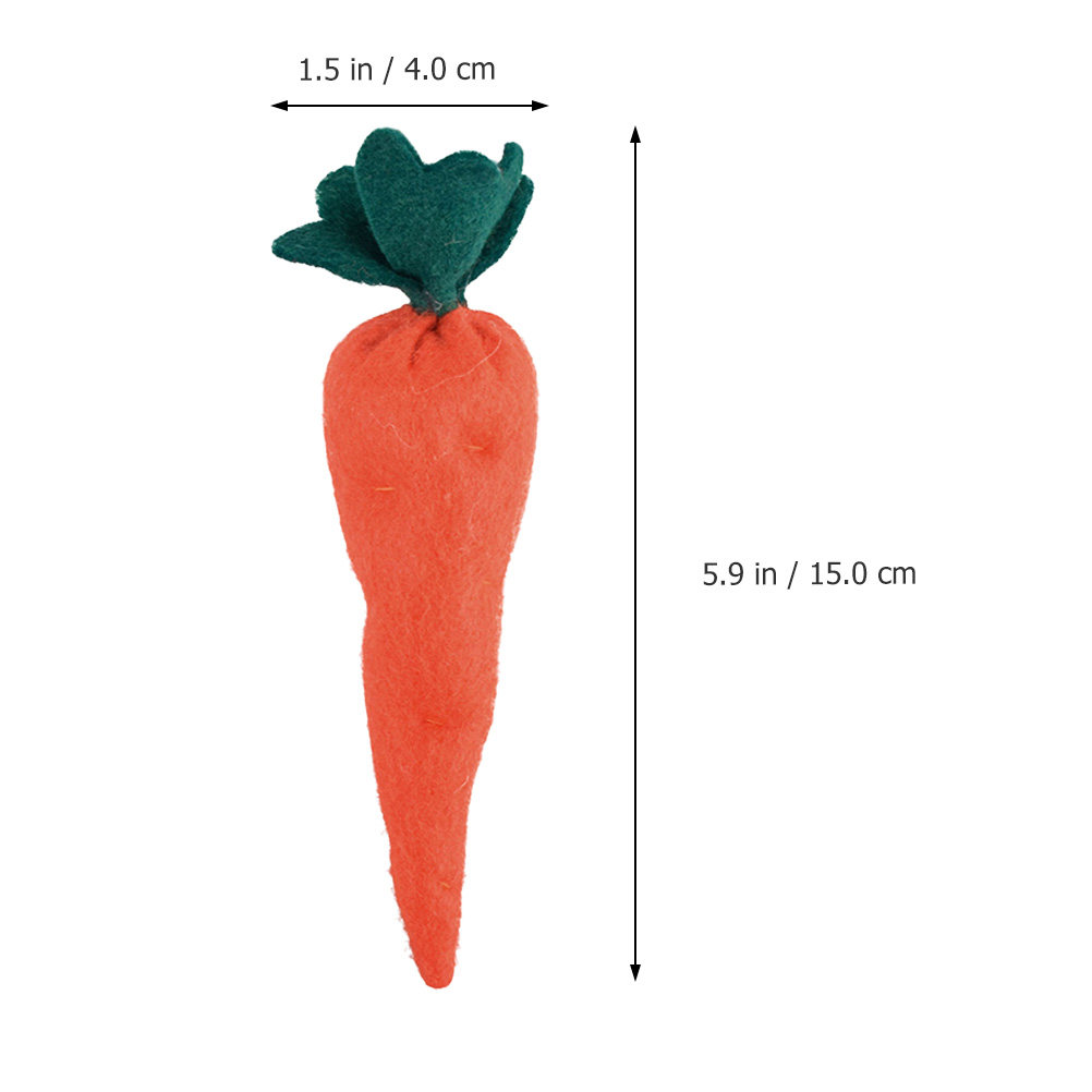 3Pcs Easter Carrot Decor Simul - огляд і ціна Gardening Tools Photo