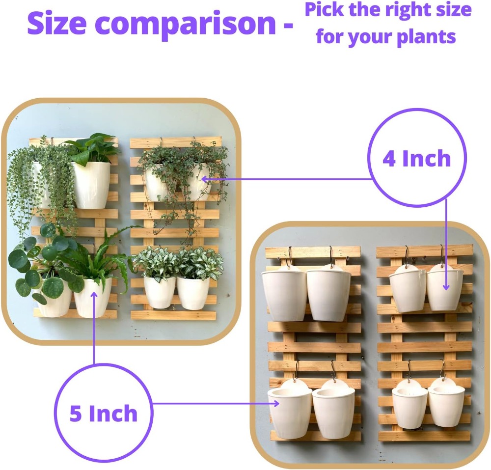 10-Pack Self-Watering Wall Pla - огляд і ціна Self-Watering Planter
